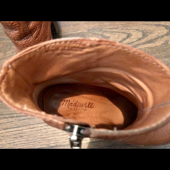 Madewell 5.5 brown leather booties - Picture 7 of 7